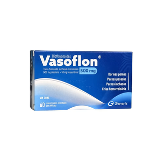 Vasoflon Bioflavonóides 500mg Blister 60 Unidade(s)