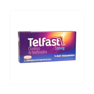 Telfast 180Mg 15 Comprimidos Revestidos