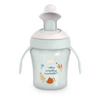 Vaso de aprendizaje verde Suavinex +6m 200 ml
