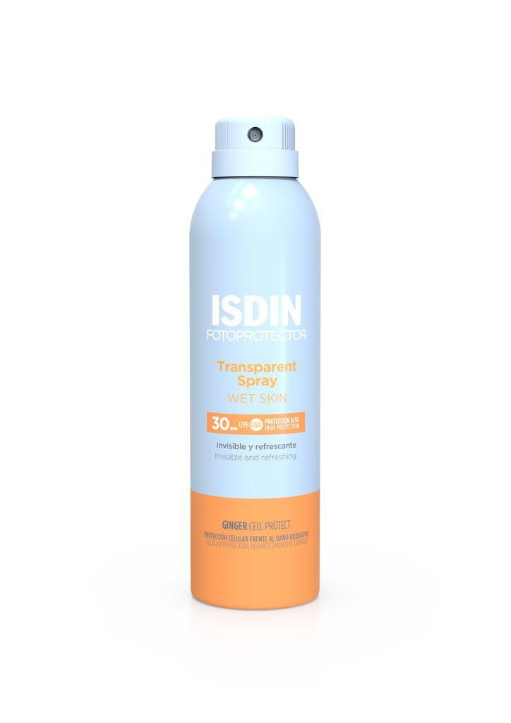 Isdin Fotoprotetor Spray Transparente Wet Skin FPS30 250ml