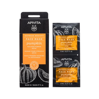 Apivita Express Beauty Máscara Detox Abobora 8ml 2 unidades