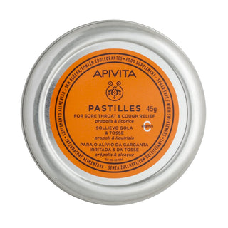 Apivita Propolis e Alcaçuz Pastilhas 45g