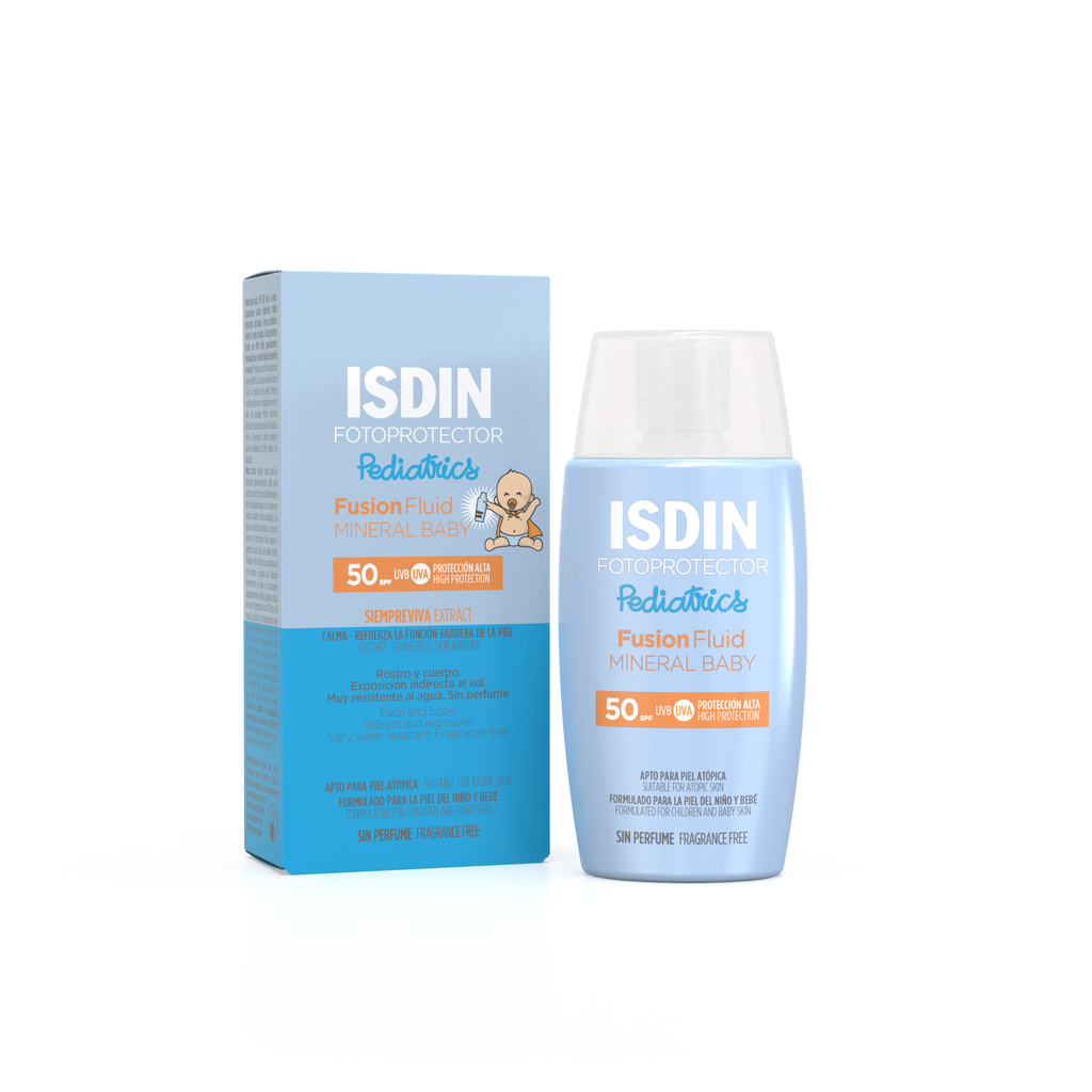 Isdin Fotoprotector Fusion Fluido Mineral Bebé Pediatría SPF50+ 50ml