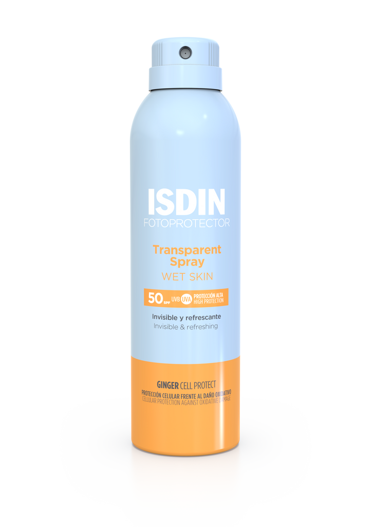 Isdin Fotoprotector Transparente Spray Piel Húmeda SPF50 250ml