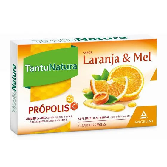 Tantunatura Pastilhas Laranja e Mel 15 Unidades