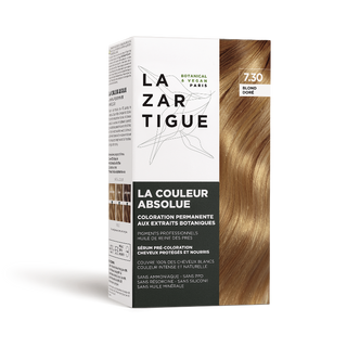 Lazartigue Couleur Absolue Coloração Permanente 7.30 Louro Dourado
