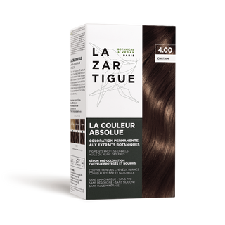 Lazartigue Couleur Absolue Coloração Permanente 4.00 Castanho