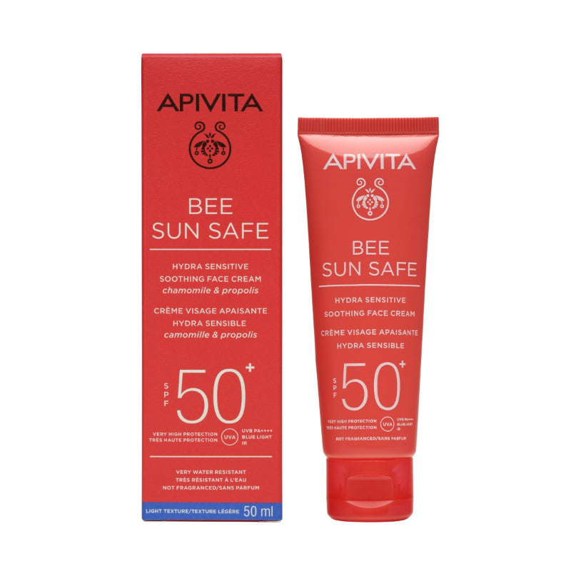 Apivita Bee Sun Safe Creme Apaziguante Hydra Sensitive SPF50 50ml
