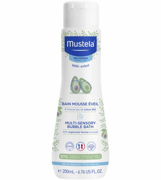 Espuma de baño multisensorial Mustela Bebé 200 ml
