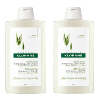Klorane Capilar Pack Aveia Bio Champô 400ml -50% 2ª Unidade