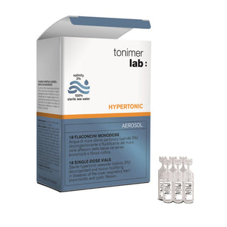 Tonimer Hipertónico Ampolas Aerossol 18 Unidades