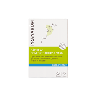Pranarom Allergoforce Cápsulas Conforto Olhos e Nariz