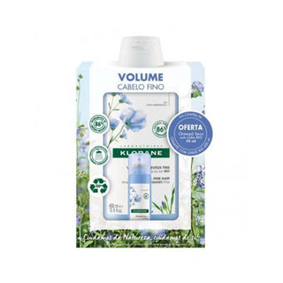Klorane Capilar Pack Linho Bio Champô 400ml + Oferta Champô Seco 50ml