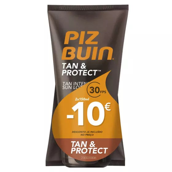 Piz Buin Tan & Protect Loção Intensificadora de Bronzeado SPF30 150ml Duo 2x150ml