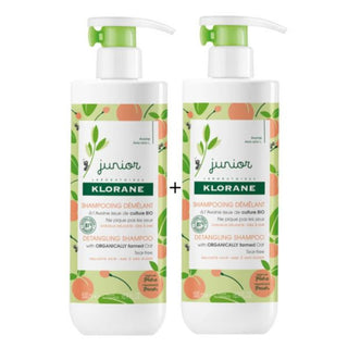 Klorane Petit Junior Duo Champô Desembaraçador Pêssego 500ml