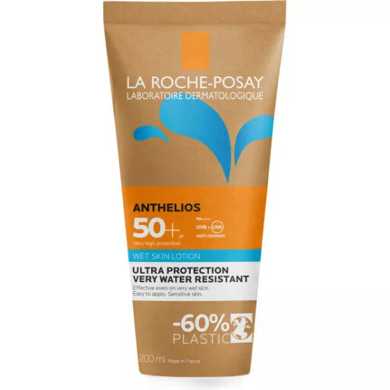 La Roche-Posay Anthelios Pack Wet Skin FPS50+ Adultos 2x200ml