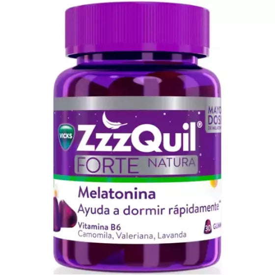 Zzzquil Forte Natura Melatonina 30 Gomas