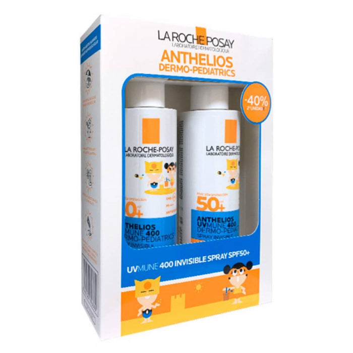 La Roche-Posay Pack Anthelios Dermo-Pediatrics Spray Invisível FPS50+ 2x200ml