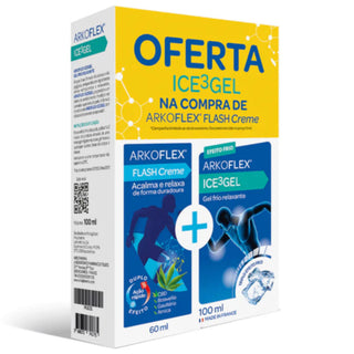 Arkoflex Pack Flash Creme 60ml + Oferta Ice3Gel