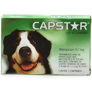 Capstar Tratamento Antipulgas 57mg 6 Comprimidos