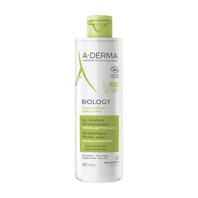 A-Derma Biology Agua Micelar Hidra-Limpiadora 400ml