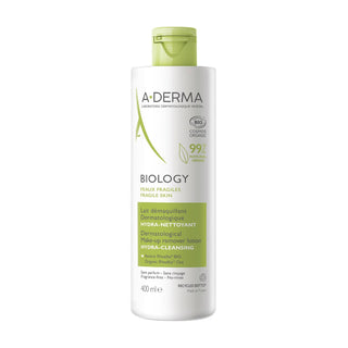 A-Derma Biology Leite Desmaquilhante Hidra-Limpeza 400ml