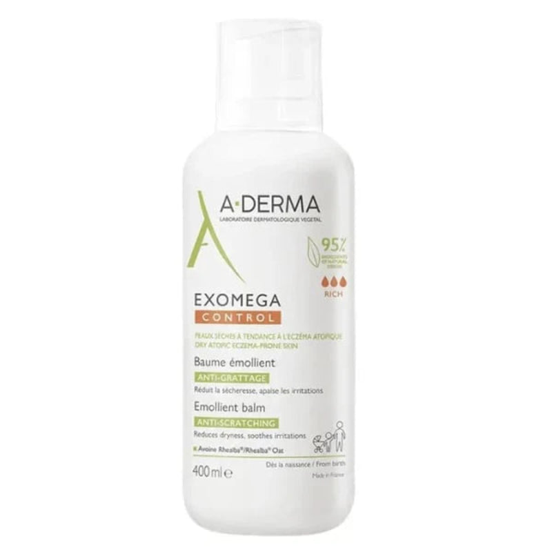 A-Derma Exomega Control Bálsamo Emoliente Antiprurido400ml