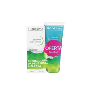 Bioderma Sébium Mat Control 30ml + Oferta Gel Moussant 100ml