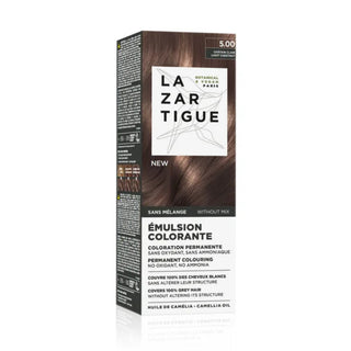 Lazartigue Emulsão Colorante 5.00 Castanho Claro 60ml