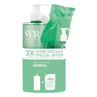 SVR Spirial Pack Gel Deo-Douche 400ml + Eco Recarga 400ml