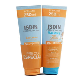 ISDIN Fotoprotetor Pack Gel Creme 50+ 250ml + Pediatrics Gel Creme 50+ 250ml