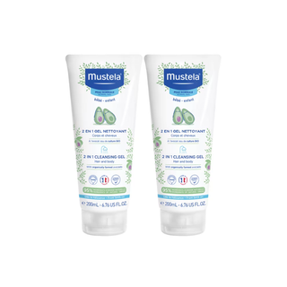 Mustela Bebé 2 em 1 Gel Lavante Corpo e Cabelo 200ml - Pack 2