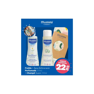 Mustela Kit Higiene + OFERTA Fralda de Pano