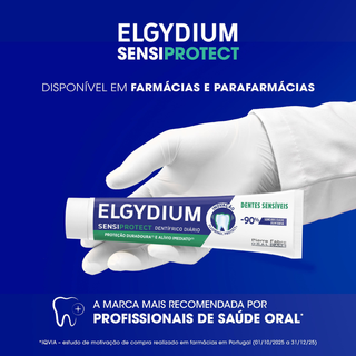 Elgydium Sensiprotect - dentífrico diário - dentes sensíveis 75ml
