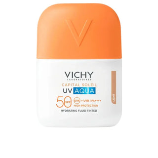 Vichy Capital Soleil UV Aqua Fluído Hidratante Tom Claro SPF50 50ml