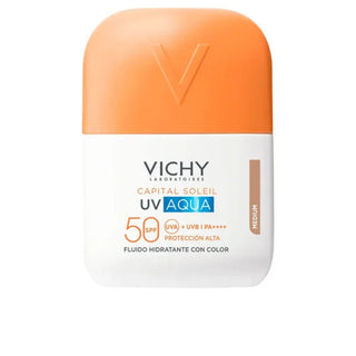 Vichy Capital Soleil UV Aqua Fluído Hidratante Tom Médio SPF50 50ml
