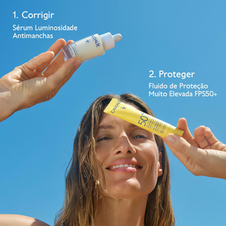 Caudalie Vinoperfect Duo Luminosidade Antimanchas Sérum & Fluido FPS50+