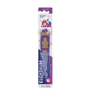 Elgydium Kids Escova de Dentes 2-6 anos Sereia Roxa