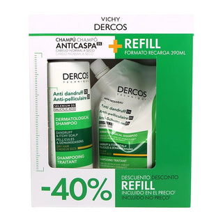 Vichy Dercos Anticaspa Cabelo Seco 390ml + Recarga 390ml