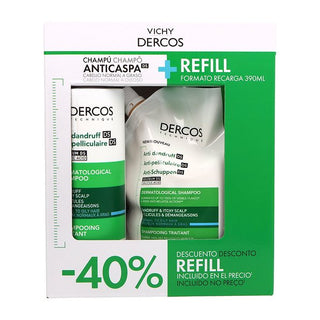 Vichy Dercos Champô Anticaspa Oleosa 390ml + Recarga 390ml