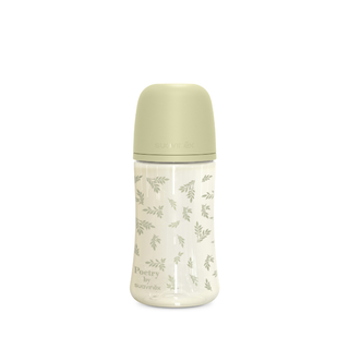 Suavinex Poetry Biberão Poliamida Tetina Fisiológica Fluxo Médio +3m 270ml Verde