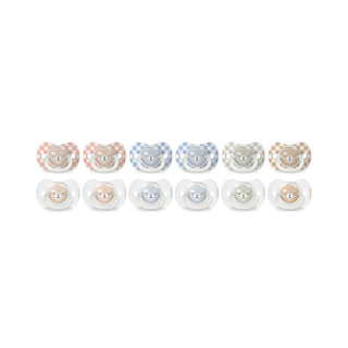 Suavinex Night&Day Chupeta Silicone Tetina Fisiológica 6-18m Castanho - Pack 2 unidades