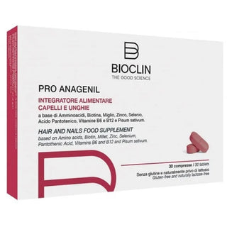 Bioclin PRO ANAGENIL Suplemento Cabelo e Unhas (30 Cáps)