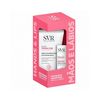 SVR Topialyse Pack Creme Mãos 50ml + Stick Labial
