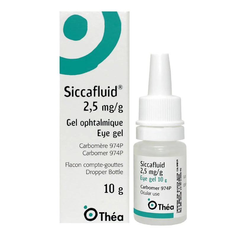 Siccafluid 2,5mg/g Gel Oftálmico 10g