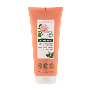 Crema de ducha Klorane Leche Rosa 200 ml
