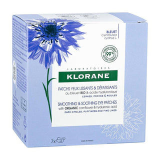 Klorane Flor de Ciano Patches Alisantes Suavizantes 7 Unidades