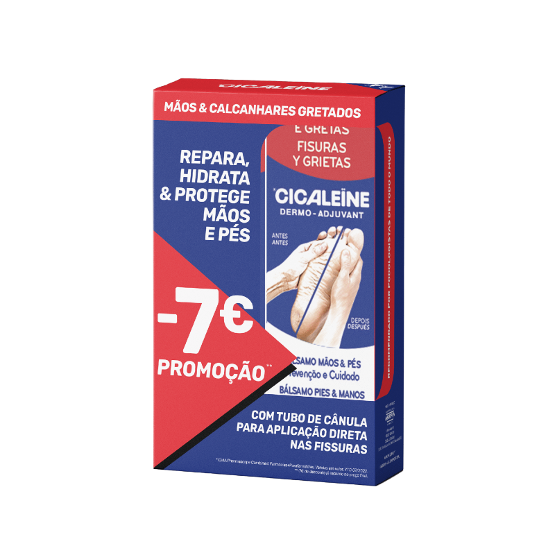 Cicaleine Pack Creme Reparador Mãos e Pés 50ml