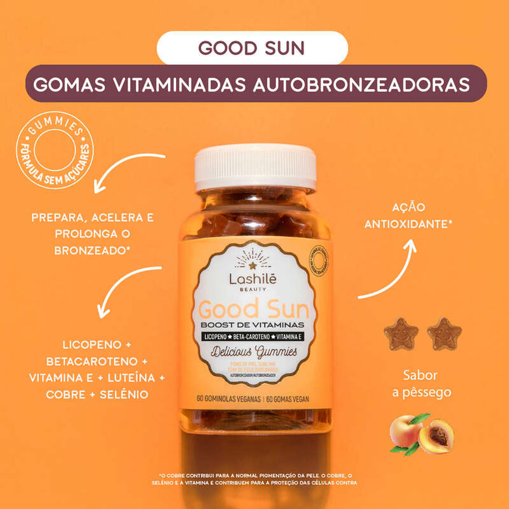 Lashilé Good Sun Autobronceador 60 Gomitas