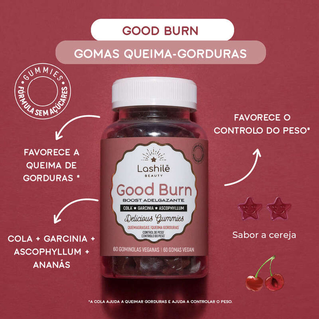 Lashilé Good Burn Quema Grasas Adelgazante 60 Gomitas